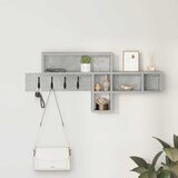  Vješalica za kapute na zidu Betonski sivi 100 x 12 x 43,5 cm | shoptok.hr