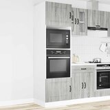  Ormarići za pećnicu 2 kom "Kalmar" sivi, inženjerski drvo Sonoma | shoptok.hr