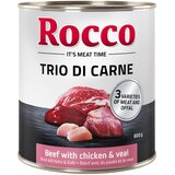 Rocco Classic Trio di Carne - 24 x 800 g - Govedina, piščanec & teletina | shoptok.hr