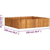  Vrtna posuda za sadnju 100 x 100 x 25 cm masivno bagremovo drvo | Eponuda.ba