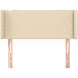  Vzglavje z ušesi krem 83x16x78/88 cm blago, (20684772) | Shoptok.si