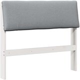 vidaXL Tapecirani uzglavlje Svijetlo siva 90 cm Čvrsto borovo drvo | shoptok.hr