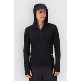 Temple Merino Long Sleeve Hood Funkcijska majica black