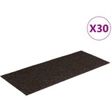  Prostirke za stepenice samoljepljive 30 kom 60x25 cm tamnosmeđe pravokutne | shoptok.hr