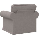 SOFA Sivo-smeđa 215 x 82 x 80 cm Metal | shoptok.hr