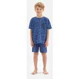 Dagi Pajama Set - Dark blue - Graphic Cene