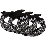 Urban Classics Accessoires Bandana 3-Pack Black Cene