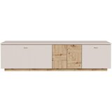 Hom`in TV-ELEMENT barve hrasta, peščene barve | Shoptok.si