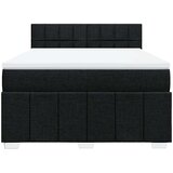  Krevet s oprugama i madracem crni 140x200 cm od tkanine | shoptok.hr
