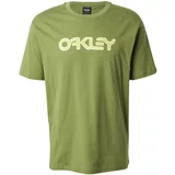 Oakley Majica boja devine dlake (camel) / maslinasta / bijela