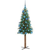 vidaXL Ožja jelka med 150 LED Zelena 150 cm PVC in trden bor | Shoptok.si