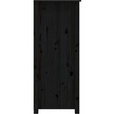  Komoda crna 83 x 41,5 x 100 cm od masivne borovine | shoptok.hr