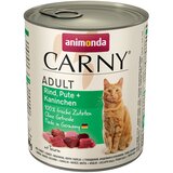 Animonda Carny Adult 6 x 800 g - Kreacije z govedino in perutnino (3 vrste) Cene