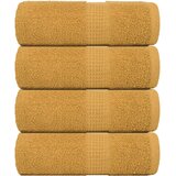 vidaXL Ručnici za goste FROGN 4 kom. zlatne boje 30x50 cm 360 g/m² - Zlatno 30 x 50 cm 4 | shoptok.hr