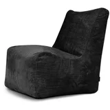 Crna vreća za sjedenje od samta Seat Lounge –