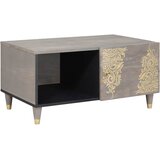  Kava Stol Siva 80 x 50 x 40 cm Čvrsto drvo manga | shoptok.hr