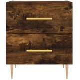  Noćni ormarić boja hrasta 40x35x47,5 cm od konstruiranog drva | shoptok.hr