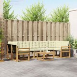  Set vanjskih sofa 8 kom. Bijela i krem | shoptok.hr
