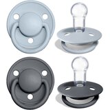 Bibs De Lux dude (silikon) - Iron/Baby Blue Cijene