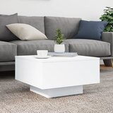  Stolić za kavu s LED svjetlima bijeli 55 x 55 x 31 cm | shoptok.hr