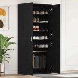  Ormar za cipele Crni hrast 80 x 39 x 178 cm Konstruirano drvo | shoptok.hr