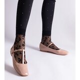 Gemre Beige Patent Ballet Flats with Strap Marseille Cijene
