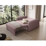 ELTAP Rožnata raztegljiva/s prostorom za shranjevanje sedežna garnitura iz šenilje 102 cm Laine – | Shoptok.si