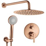 REA Bath Komplet za tuširanje za vgradnjo Ontario Brush Copper + BOX | Shoptok.si