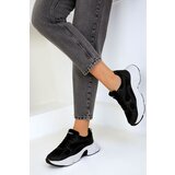 Soho Black and White Women's Sneakers 19502 Cene