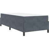  Krevetna konstrukcija Tamno siva 80 x 200 cm tkanina | Shoptok.si