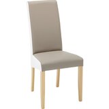 Mömax stol adria ii, rjava, bela | Shoptok.si