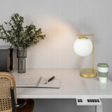 Stona lampa 1xE27/40W/230V zlatna/bela | Eponuda.com