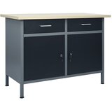  Radni stol crni 120 x 60 x 85 cm čelični | shoptok.hr
