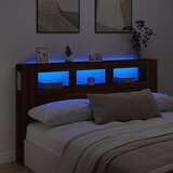 vidaXL LED uzglavlje boja smeđeg hrasta 180x18 5x103 5 cm drveni Cijene