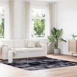 vidaXL Košata preproga temno siva 240x240 cm poliester Cene