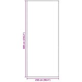  Teppi za šator Plava i siva 600 x 250 cm Polietilen | shoptok.hr