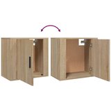  Zidni noćni ormarići 2 kom boja hrasta sonome 50x30x47 cm | shoptok.hr