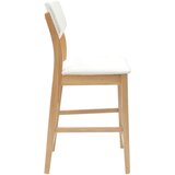  Trpezarijske stolice 2 kom. Čvrsto drvo od gume Prirodna Smeđa 48 x 49 x 95 cm | Shoptok.si