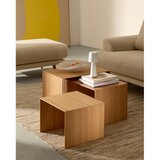 Kave Home Pomoćni stolići u setu 3 kom u dekoru hrasta 40x60 cm Litto – | shoptok.hr