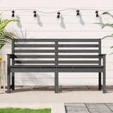 vidaXL Vrtna klupa siva 159 5x48x91 5 cm od masivne borovine Cijene