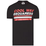 Dsquared Majice s kratkimi rokavi T-SHIRT S74GD0656 BLACK Črna Cene