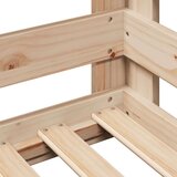 vidaXL Posteljni okvir brez vzmetnice 90x200 cm trdna borovina | Shoptok.si