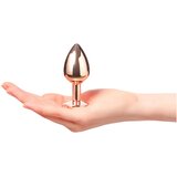 Dorcel Diamond Plug M - aluminijasti analni dildo - srednji (roza zlato) | Shoptok.si