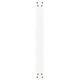  Noge za blagovaonski stol U-oblik 2 kom Bijele 80 x (72-73) cm Čelik | shoptok.hr