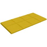  Zidna uzglavlja 12 pcs Žuta 60 x 30 cm Baršun | shoptok.hr