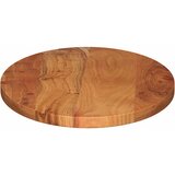 Stolna ploča 80x40x3,8 cm ovalna od masivnog drva bagrema | Eponuda.com