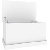  Kutija za pohranu bijela 70x40x38 cm inženjerski drvo | shoptok.hr