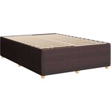 vidaXL Krevet s oprugama i madracem tamnosmeđi 160x200 cm tkanina | shoptok.hr