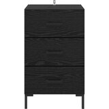  Nočna omarica Črna Orehovina 40 x 40 x 66 cm Konstruiran les, (5000107250) | Shoptok.si