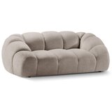 Micadoni Home Bež žametna sedežna garnitura 214 cm Diana – | Shoptok.si